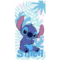 Osuška Lilo a Stitch listy , Barva - Tyrkysová , Rozměr textilu - 70x140