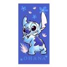 Osuška Lilo a Stitch Ohana , Barva - Fialová , Rozměr textilu - 70x140