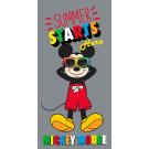 osuška Mickey Mouse Leto začína , Barva - Šedá , Rozměr textilu - 70x140