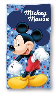 Osuška Mickey bodky , Barva - Modrá , Rozměr textilu - 70x140