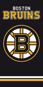 Osuška NHL Boston Bruins Black , Rozměr textilu - 70x140