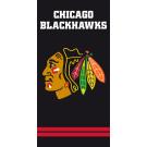 Osuška NHL Chicago Blackhawks Black , Barva - Čierna , Rozměr textilu - 70x140