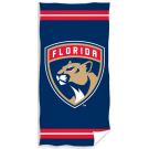 Osuška NHL Florida Panthers , Barva - Modro-červená , Rozměr textilu - 70x140