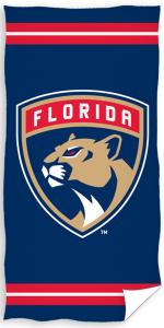 Osuška NHL Florida Panthers , Barva - Modro-červená , Rozměr textilu - 70x140