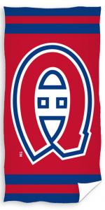 Osuška NHL Montreal Canadiens , Barva - Červeno-modrá , Rozměr textilu - 70x140