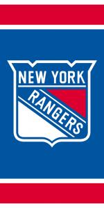 Osuška NHL New York Rangers , Barva - Červeno-modrá , Rozměr textilu - 70x140