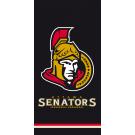 Osuška NHL Ottawa Senators Black , Barva - Čierna , Rozměr textilu - 70x140