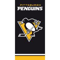 Osuška NHL Pittsburgh Penguins Black , Barva - Čierna , Rozměr textilu - 70x140