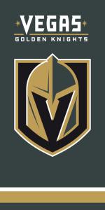 Osuška NHL Vegas Golden Knights , Barva - Šedá , Rozměr textilu - 70x140