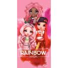 Osuška Panenky Rainbow High Růžový Styl , Barva - Ružová , Rozměr textilu - 70x140