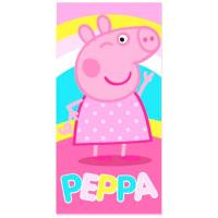 Osuška Peppa Pig , Barva - Ružová , Rozměr textilu - 70x140