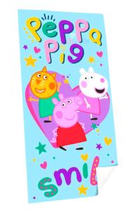 Osuška PEPPA PIG , Barva - Modrá , Rozměr textilu - 70x140