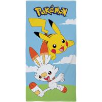 Osuška Pokémon jar , Barva - Modrá , Rozměr textilu - 70x140