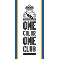 Osuška Real Madrid One Color One Club , Barva - Bielo-modrá , Rozměr textilu - 70x140