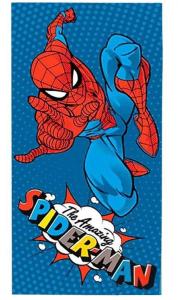 Osuška Spiderman , Barva - Modrá , Rozměr textilu - 70x140