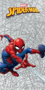 osuška SpiderMan Pavučina , Barva - Šedá , Rozměr textilu - 70x140