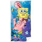 Osuška Sponge Bob Hrátky s Garym , Barva - Modrá , Rozměr textilu - 70x140