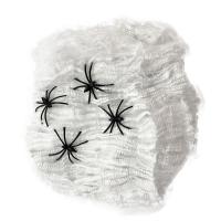 Pavúčia sieť s pavúkmi , Barva - Biela