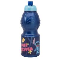 Plastová fľaša Stitch , Velikost lahve - 430 ml , Barva - Modrá
