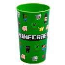 Plastový kelímek Minecraft zvířátka , Velikost lahve - 250 ml , Barva - Zelená