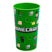 Plastový kelímek Minecraft zvířátka , Velikost lahve - 250 ml , Barva - Zelená