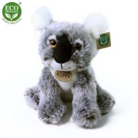 Plyšová koala sediaca 26 cm , Barva - Šedá