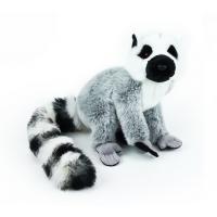 Plyšový lemur, 19 cm , Barva - Svetlo šedá