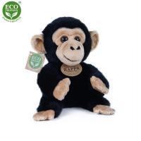 Plyšový šimpanz 18 cm , Barva - Hnedá