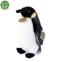 Plyšový tučniak 20 cm ECO-FRIENDLY , Barva - Bielo-čierna