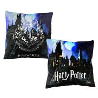 Vankúš Harry Potter , Barva - Tmavo modrá , Rozměr textilu - 35x35