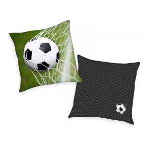 Vankúšik Futbal , Barva - Zelená , Rozměr textilu - 40x40