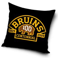 Polštářek NHL Boston Bruins Centennial , Barva - Čierna , Rozměr textilu - 40x40
