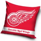 Vankúšik NHL Detroit Red Wings , Barva - Červená , Rozměr textilu - 40x40