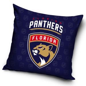 Polštářek NHL Florida Panthers Shields , Barva - Modrá , Rozměr textilu - 40x40