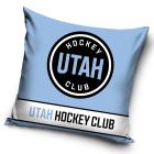 Polštářek NHL Utah Hockey Club , Barva - Světlo modrá , Rozměr textilu - 40x40