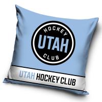 Vankúšik NHL Utah Hockey Club , Barva - Světlo modrá , Rozměr textilu - 40x40