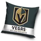 Vankúšik NHL Vegas Golden Knights , Barva - Tmavo šedá , Rozměr textilu - 40x40