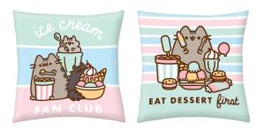 Polštářek Pusheen sladkosti , Barva - Barevná , Rozměr textilu - 40x40