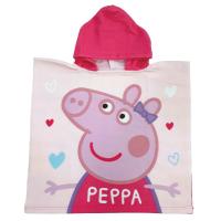 Pončo Peppa Pig , Barva - Ružová , Rozměr textilu - 55x110