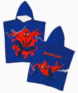 Pončo SPIDERMAN modrá , Barva - Modrá , Rozměr textilu - 50x110