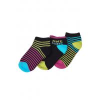 Ponožky členkové 3ks , Velikost - 140/146 , Barva - Barevná