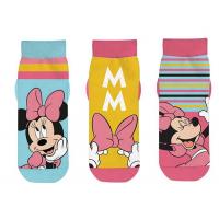 Ponožky Minnie 3ks , Velikost ponožky - 31-34 , Barva - Barevná