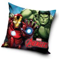 Povlak na vankúšik Avengers Hulk a Iron-Man , Barva - Modrá , Rozměr textilu - 40x40