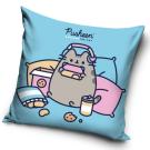 Povlak na polštářek Kočička Pusheen Chill Time , Barva - Tyrkysová , Rozměr textilu - 40x40