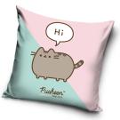 Povlak na polštářek Kočička Pusheen Já Košišta , Barva - Modro-růžová , Rozměr textilu - 40x40