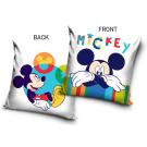 Povlak na polštářek Mickey Mouse Myška Muška , Barva - Biela , Rozměr textilu - 40x40