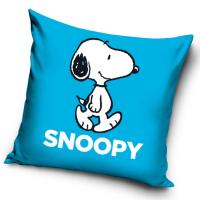 Povlak na polštářek Snoopy Blue , Barva - Modrá , Rozměr textilu - 40x40