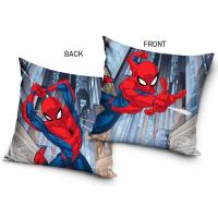 Povlak na polštářek Spider-Man Zasahuje , Barva - Modro-červená , Rozměr textilu - 40x40