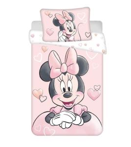 Povlečení do postýlky Minnie Powder , Barva - Svetlo ružová , Rozměr textilu - 100x135