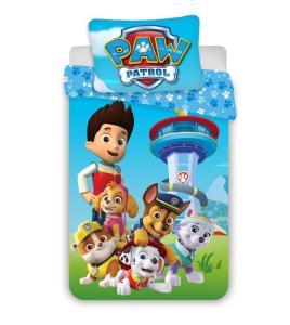 Obliečky do postieľky Paw Patrol , Barva - Tyrkysová , Rozměr textilu - 100x135